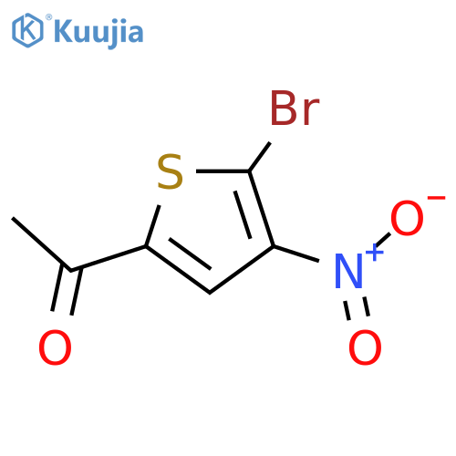 Ethanone, 1-(5-bromo-4-nitro-2-thienyl)- structure