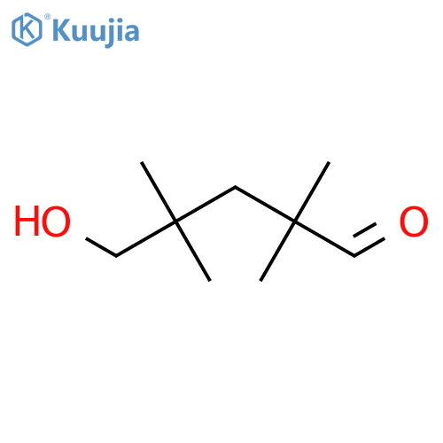 5-hydroxy-2,2,4,4-tetramethylpentanal structure