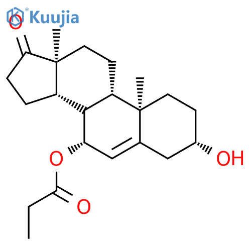 Androst-5-en-17-one,3-hydroxy-7-(1-oxopropoxy)-, (3b,7b)- (9CI) structure