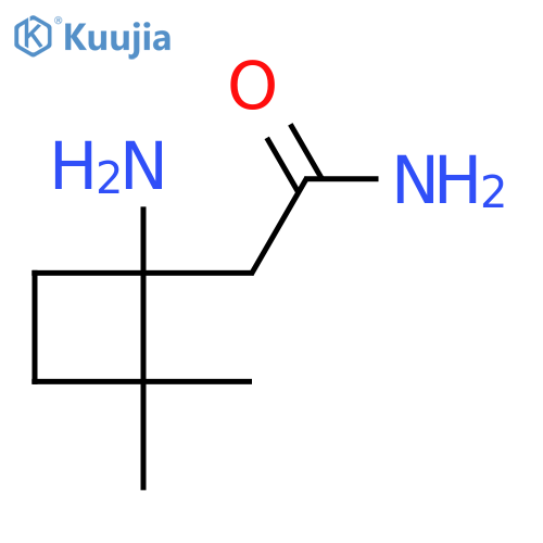 2-(1-amino-2,2-dimethylcyclobutyl)acetamide structure