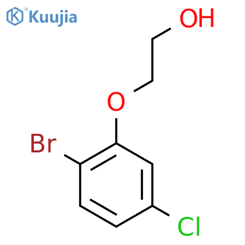 2-(2-Bromo-5-chlorophenoxy)ethanol structure