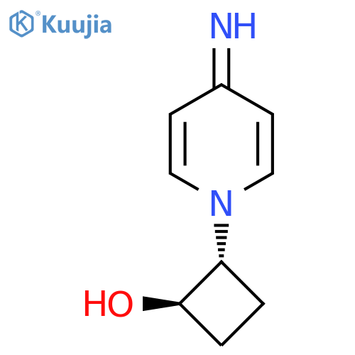 trans-2-(4-Imino-1,4-dihydropyridin-1-yl)cyclobutan-1-ol structure