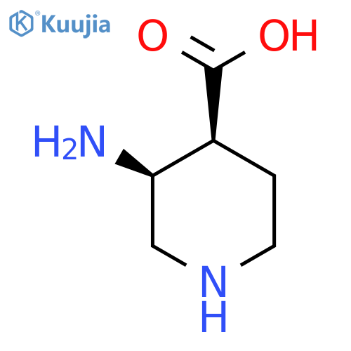 rac-(3R,4R)-3-aminopiperidine-4-carboxylic acid structure