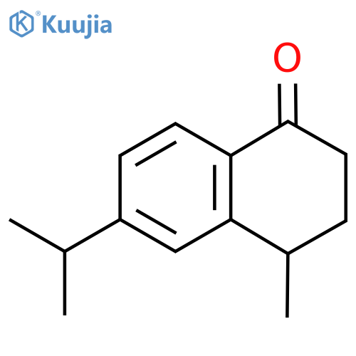 4-methyl-6-(propan-2-yl)-1,2,3,4-tetrahydronaphthalen-1-one structure