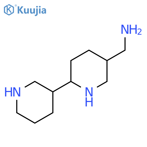 6-(piperidin-3-yl)piperidin-3-ylmethanamine structure