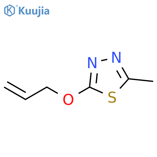 2-methyl-5-(prop-2-en-1-yloxy)-1,3,4-thiadiazole structure