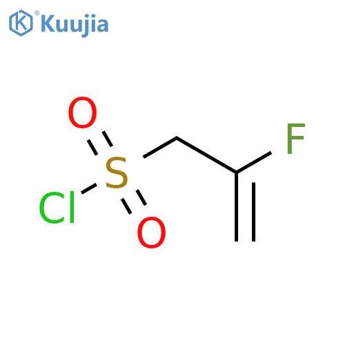 2-fluoroprop-2-ene-1-sulfonyl chloride structure