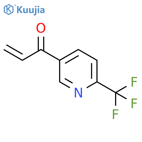 1-6-(trifluoromethyl)pyridin-3-ylprop-2-en-1-one structure