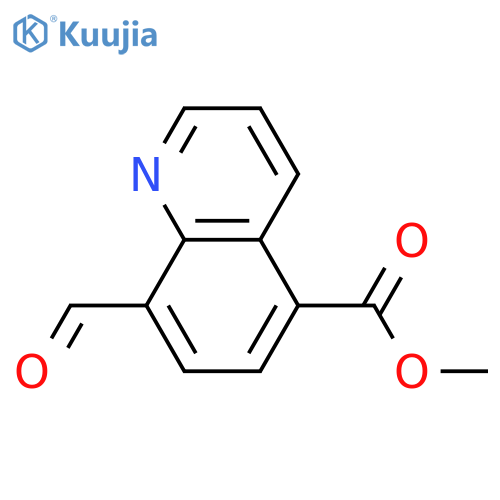 methyl 8-formylquinoline-5-carboxylate structure
