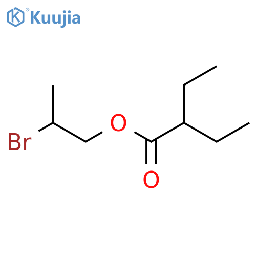 2-bromopropyl 2-ethylbutanoate structure