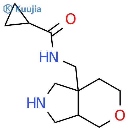 N-({octahydropyrano3,4-cpyrrol-7a-yl}methyl)cyclopropanecarboxamide structure