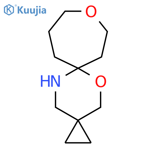 5,9-dioxa-13-azadispiro2.2.6^{6}.2^{3}tetradecane structure