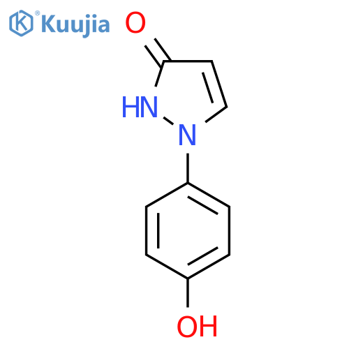 1-(4-hydroxyphenyl)-1H-pyrazol-3-ol structure