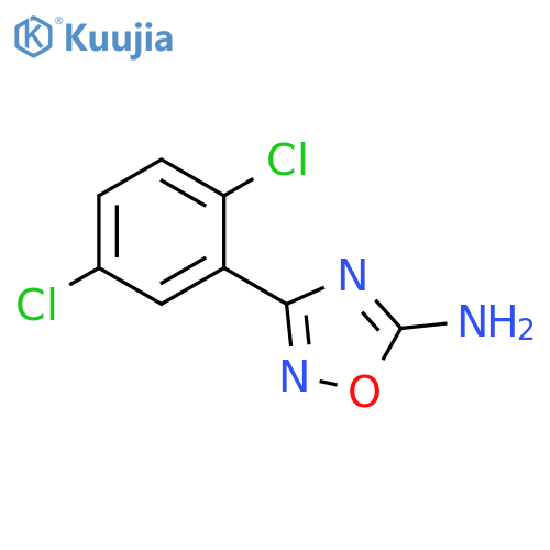 3-(2,5-dichlorophenyl)-1,2,4-oxadiazol-5-amine structure