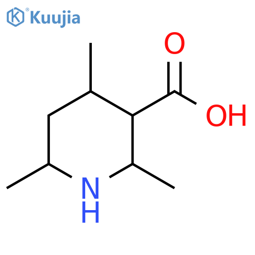 3-Piperidinecarboxylic acid, 2,4,6-trimethyl- structure
