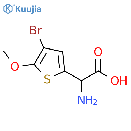 2-Thiopheneacetic acid, α-amino-4-bromo-5-methoxy- structure