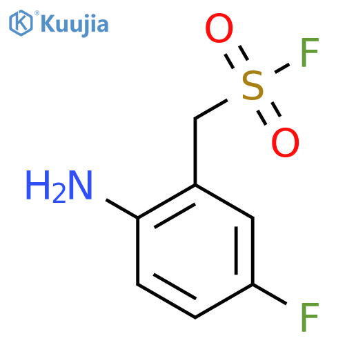 (2-amino-5-fluorophenyl)methanesulfonyl fluoride structure