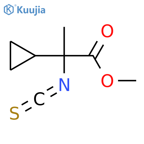 methyl 2-cyclopropyl-2-isothiocyanatopropanoate structure