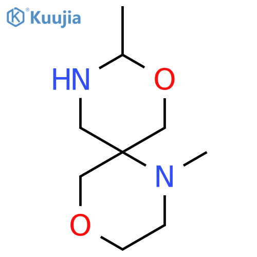 1,9-dimethyl-4,8-dioxa-1,10-diazaspiro5.5undecane structure