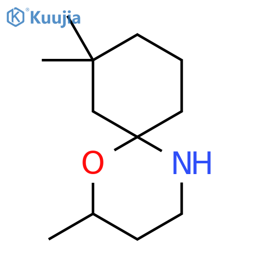 2,8,8-trimethyl-1-oxa-5-azaspiro5.5undecane structure