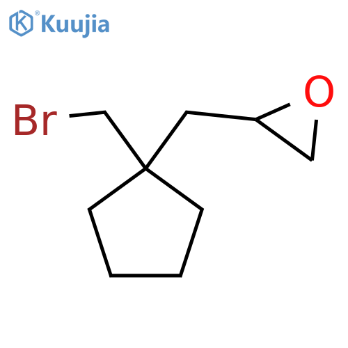 2-[[1-(Bromomethyl)cyclopentyl]methyl]oxirane structure