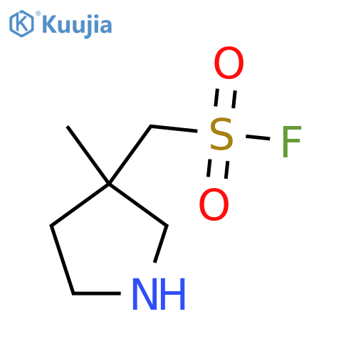 (3-methylpyrrolidin-3-yl)methanesulfonyl fluoride structure