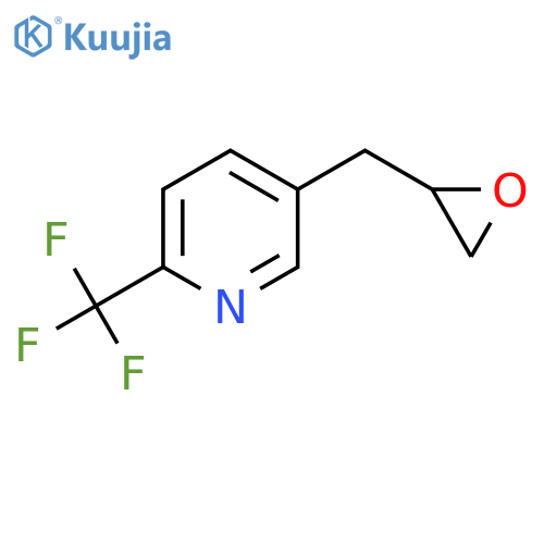 5-(oxiran-2-yl)methyl-2-(trifluoromethyl)pyridine structure
