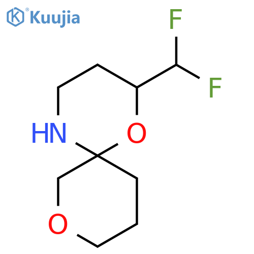 2-(difluoromethyl)-1,8-dioxa-5-azaspiro5.5undecane structure