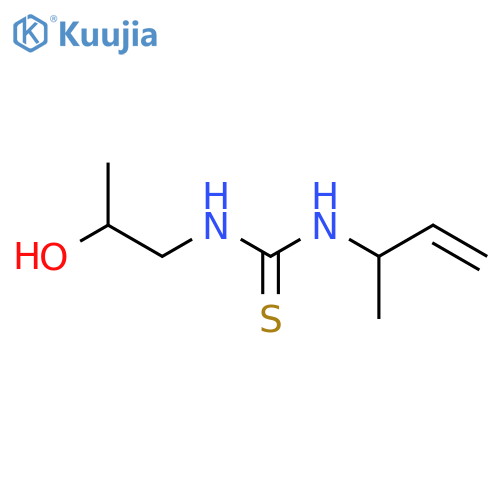 3-(but-3-en-2-yl)-1-(2-hydroxypropyl)thiourea structure