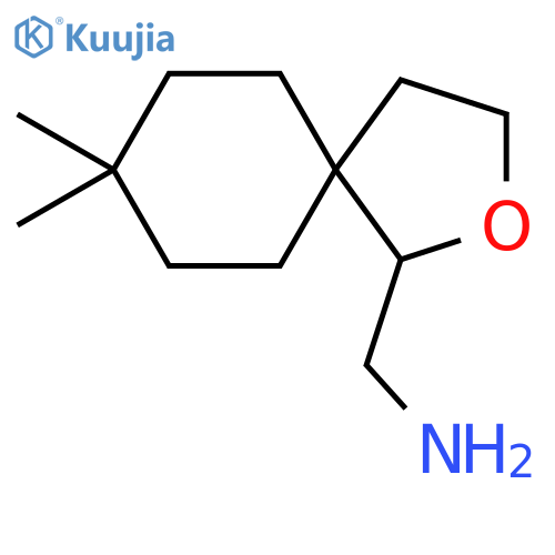 {8,8-dimethyl-2-oxaspiro4.5decan-1-yl}methanamine structure