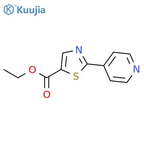ETHYL 2-PYRIDIN-4-YL-1,3-THIAZOLE-5-CARBOXYLATE structure