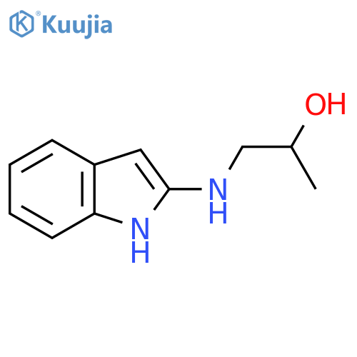 1-(1H-indol-2-yl)aminopropan-2-ol structure