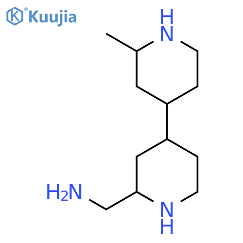 4-(2-methylpiperidin-4-yl)piperidin-2-ylmethanamine structure