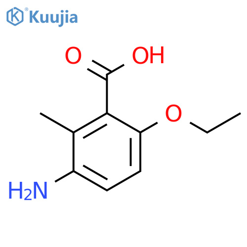 3-amino-6-ethoxy-2-methylbenzoic acid structure