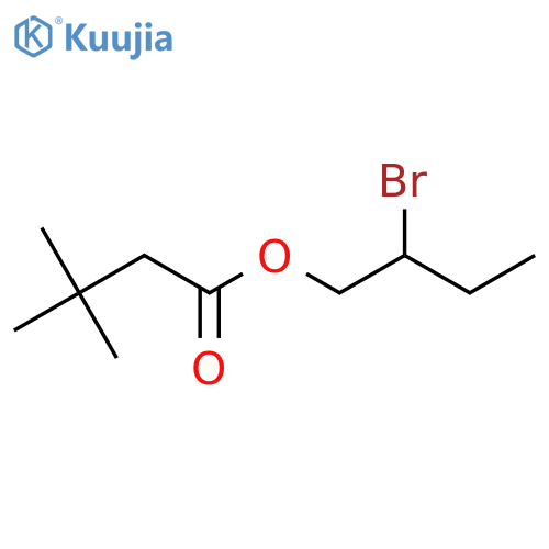 2-bromobutyl 3,3-dimethylbutanoate structure