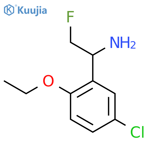 1-(5-chloro-2-ethoxyphenyl)-2-fluoroethan-1-amine structure