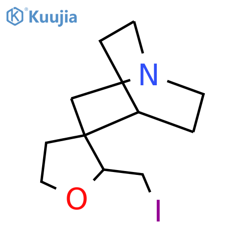 2'-(iodomethyl)-4-azaspirobicyclo2.2.2octane-2,3'-oxolane structure