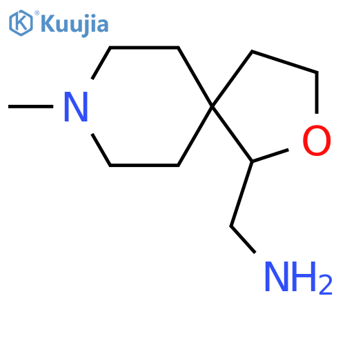 {8-methyl-2-oxa-8-azaspiro4.5decan-1-yl}methanamine structure