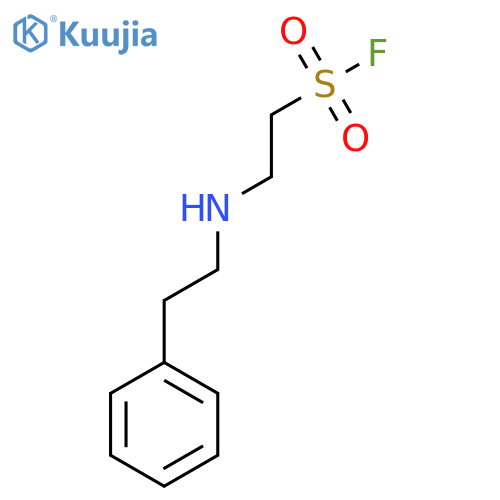 2-(2-phenylethyl)aminoethane-1-sulfonyl fluoride structure