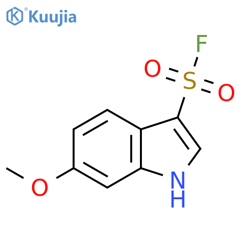 6-methoxy-1H-indole-3-sulfonyl fluoride structure
