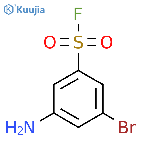 3-amino-5-bromobenzene-1-sulfonyl fluoride structure