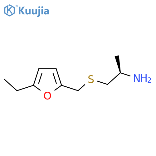(2R)-1-{(5-ethylfuran-2-yl)methylsulfanyl}propan-2-amine structure