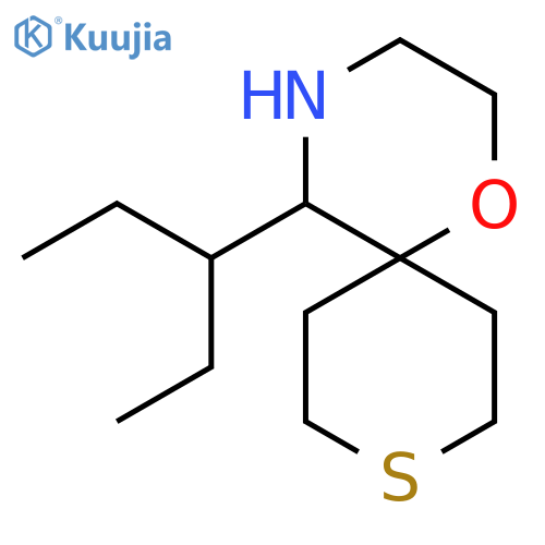5-(pentan-3-yl)-1-oxa-9-thia-4-azaspiro5.5undecane structure