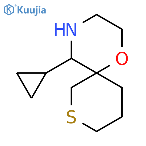 5-cyclopropyl-1-oxa-8-thia-4-azaspiro5.5undecane structure
