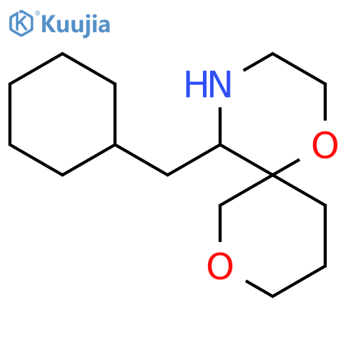 5-(cyclohexylmethyl)-1,8-dioxa-4-azaspiro5.5undecane structure