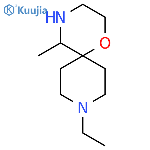 9-ethyl-5-methyl-1-oxa-4,9-diazaspiro5.5undecane structure