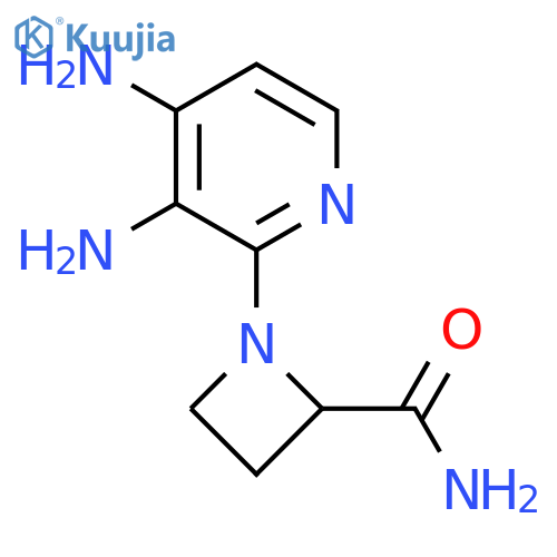 1-(3,4-diaminopyridin-2-yl)azetidine-2-carboxamide structure