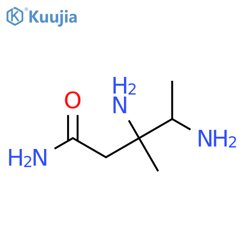 3,4-diamino-3-methylpentanamide structure