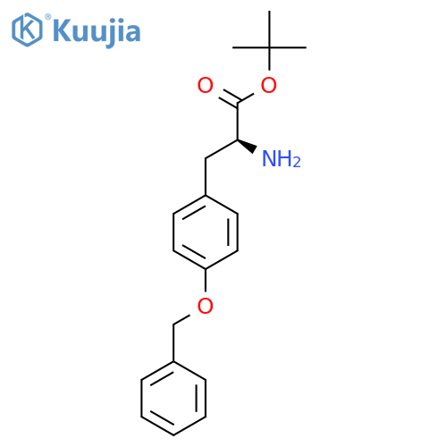 (S)-2-Amino-3-(4-benzyloxy-phenyl)-propionic acid tert-butyl ester structure