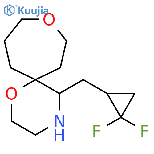 5-(2,2-difluorocyclopropyl)methyl-1,9-dioxa-4-azaspiro5.6dodecane structure